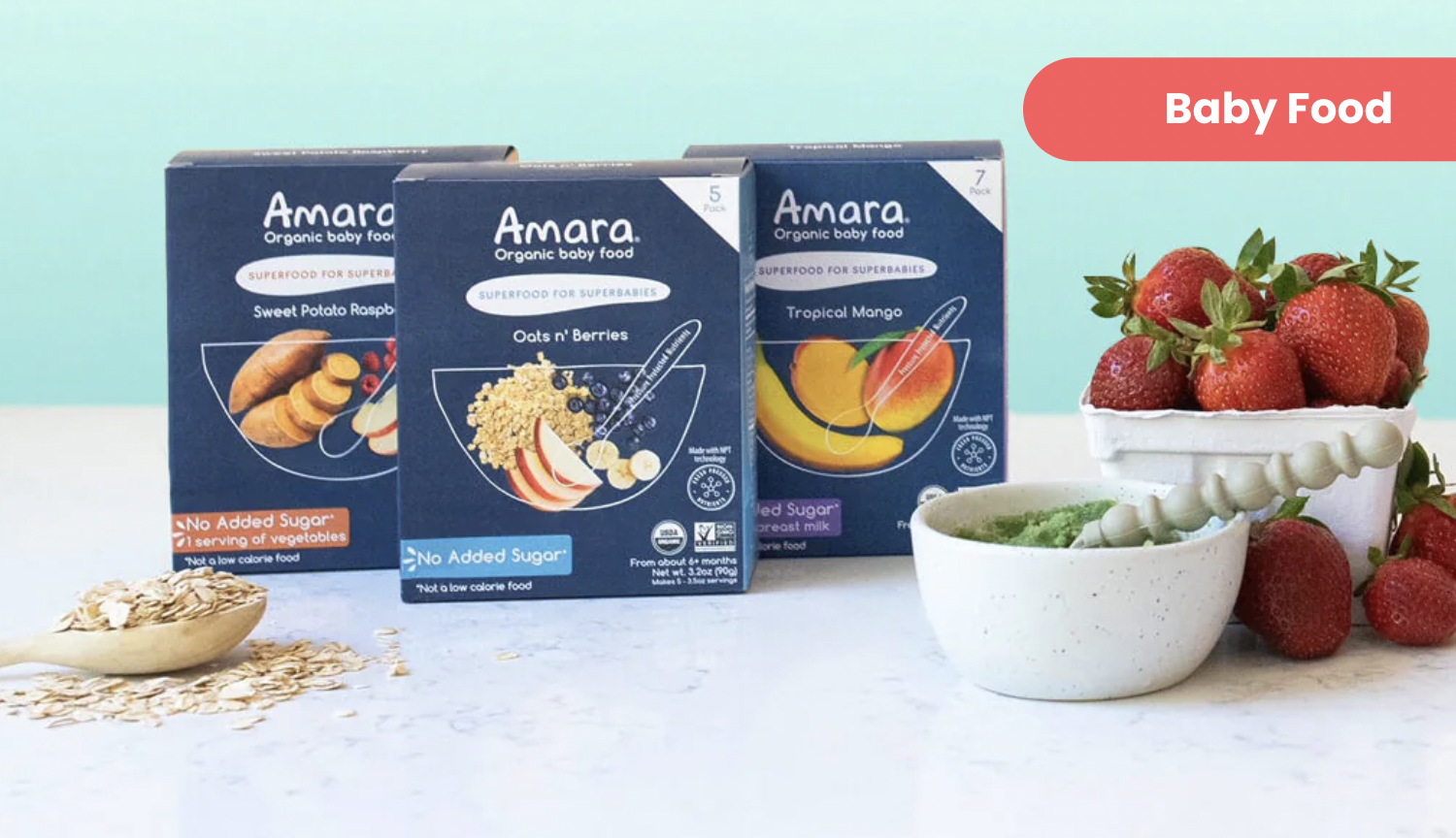 DTC婴儿食品品牌「Amara」宣完成2000万美元B轮融资-艾格农业投融资平台